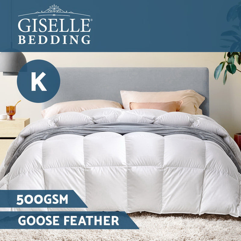 Giselle Bedding King Size Goose Down Quilt - Sale Now