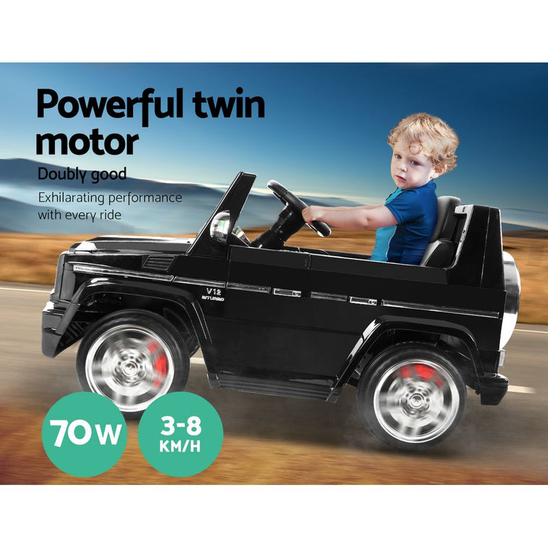 Kids Ride On Car MercedesBenz Licensed G65 12V Electric Black - Sale Now