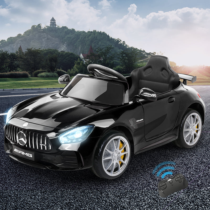Kids Ride On Car MercedesBenz AMG GT R Electric Black - Sale Now