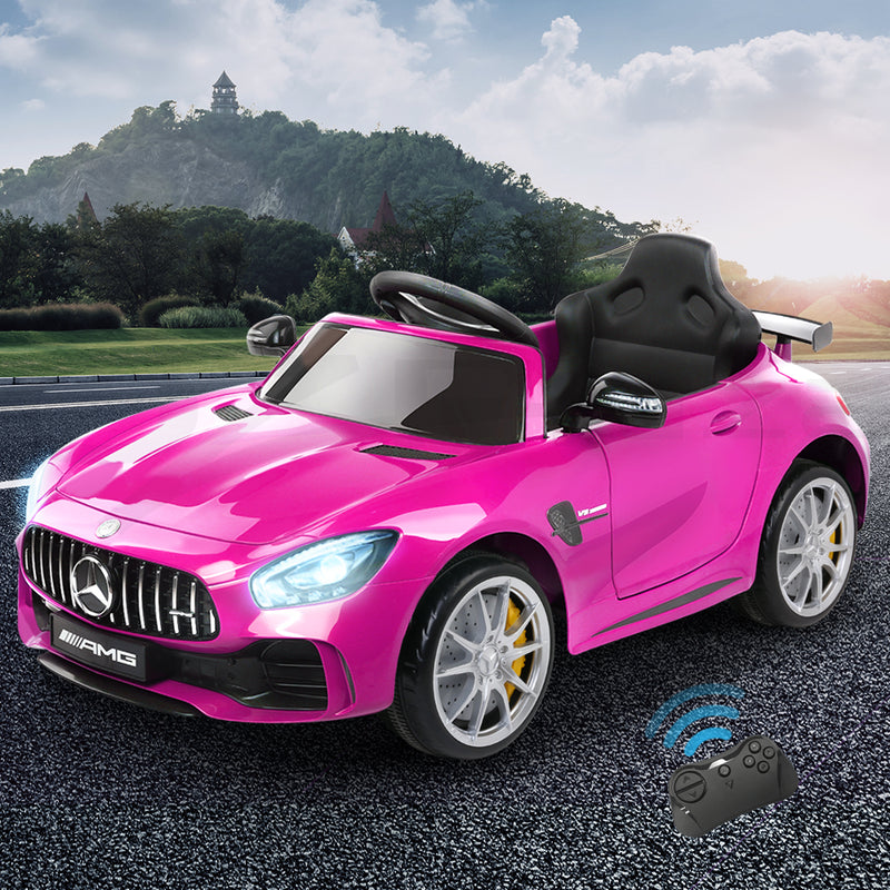 Kids Ride On Car MercedesBenz AMG GT R Electric Pink - Sale Now