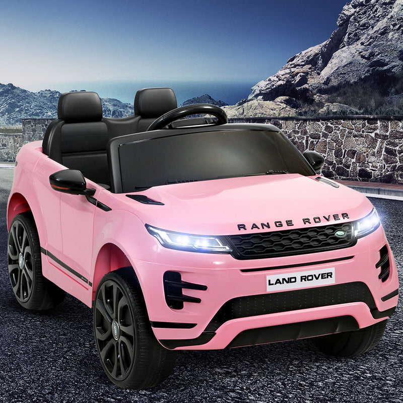 Kids Ride On Car Licensed Land Rover 12V Electric Car Toys Battery Remote Pink - Sale Now