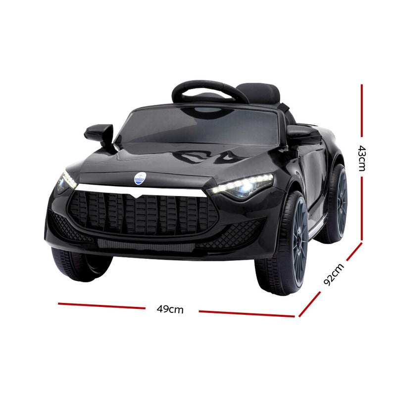 Rigo Maserati Kids Ride On Car - Black - Sale Now