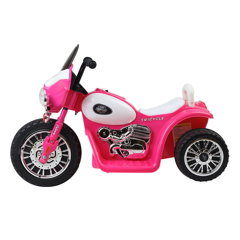 Rigo Kids Ride On Motorcycle Motorbike Car Harley Style Electric Toy Police Bike - Sale Now