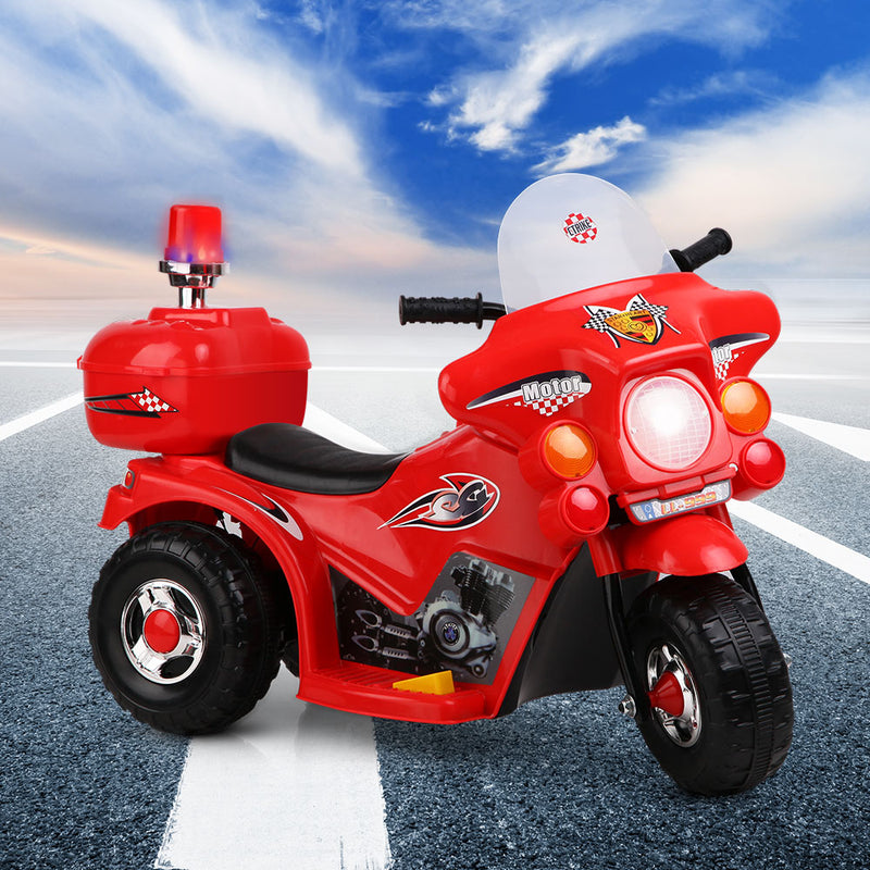 Rigo Kids Ride On Motorbike Motorcycle Car Red - Sale Now