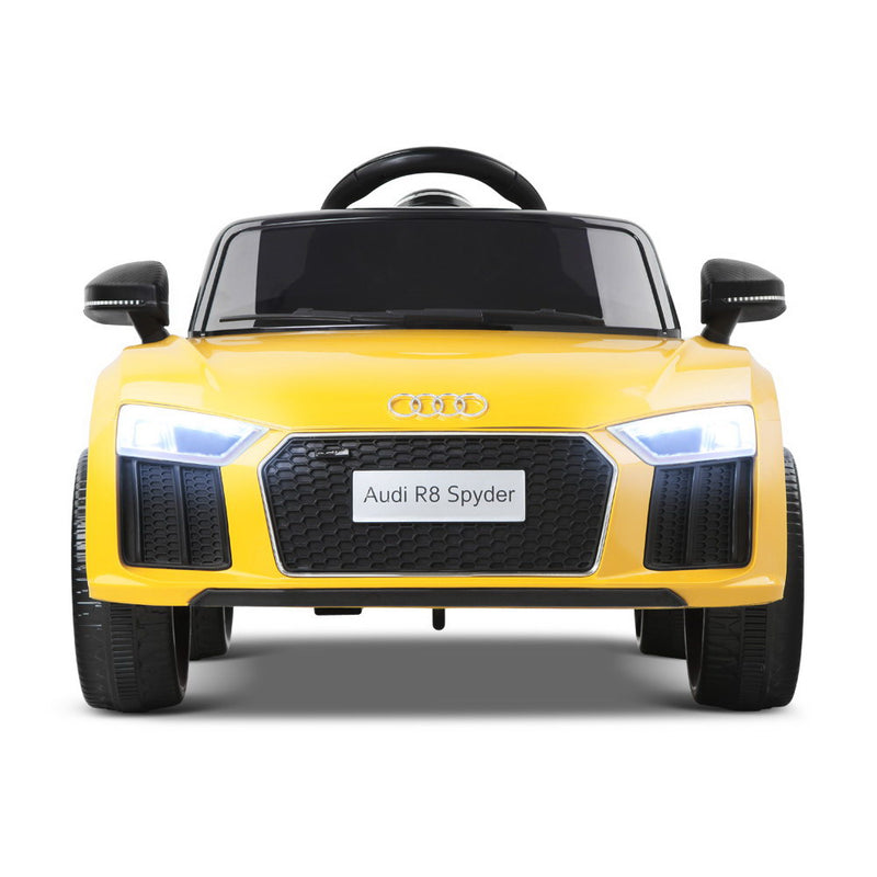 Rigo Kids Ride On Audi R8 - Yellow - Sale Now