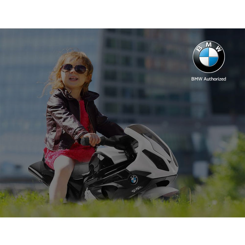 Kids Ride On Motorbike BMW Licensed S1000RR Motorcycle Car Black - Sale Now