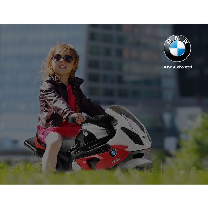 Kids Ride On Motorbike BMW Licensed S1000RR Motorcycle Car Red - Sale Now