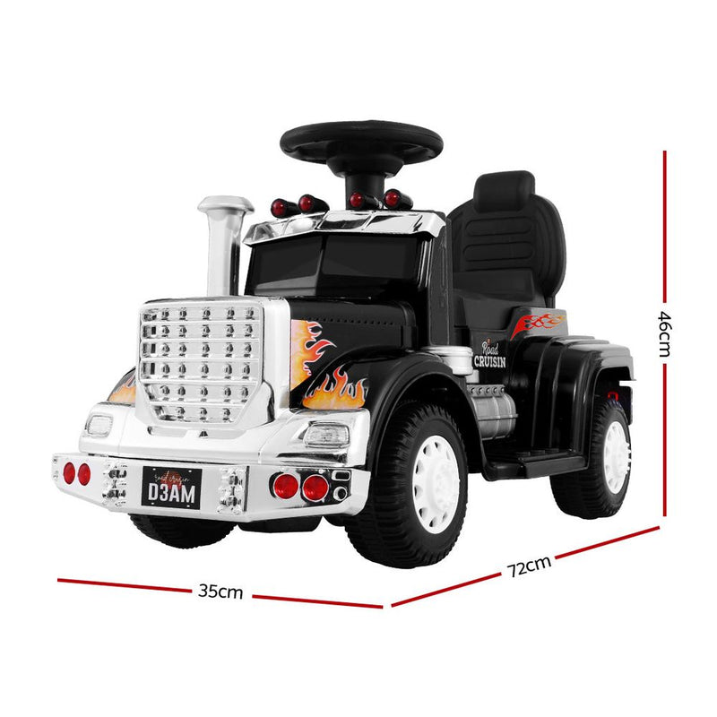 Ride On Cars Kids Electric Toys Car Battery Truck Childrens Motorbike Toy Rigo Black - Sale Now
