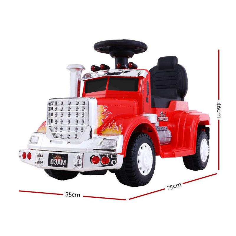 Ride On Cars Kids Electric Toys Car Battery Truck Childrens Motorbike Toy Rigo Red - Sale Now