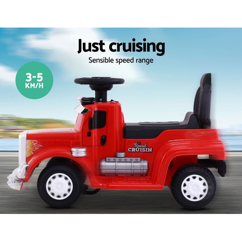Ride On Cars Kids Electric Toys Car Battery Truck Childrens Motorbike Toy Rigo Red - Sale Now