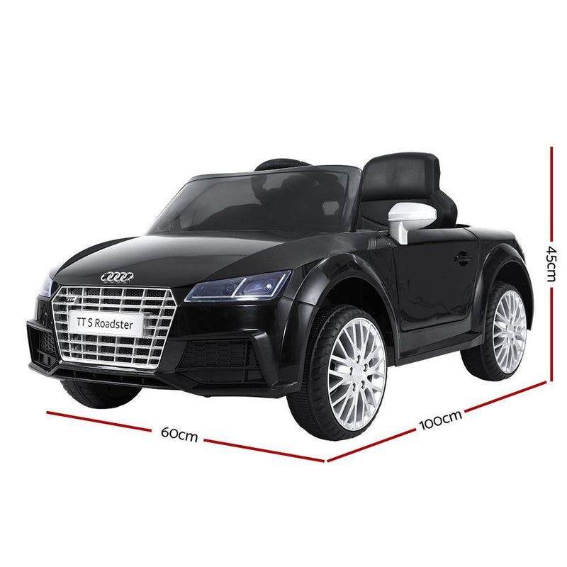 Audi Licensed Kids Ride On Cars Electric Car Children Toy Cars Battery Black - Sale Now