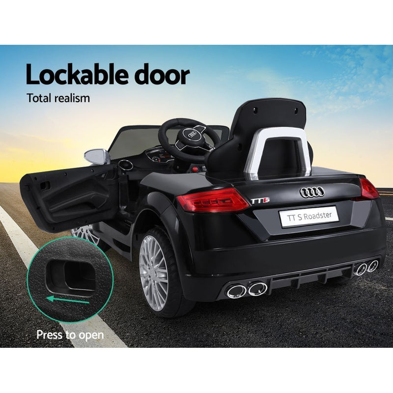 Audi Licensed Kids Ride On Cars Electric Car Children Toy Cars Battery Black - Sale Now