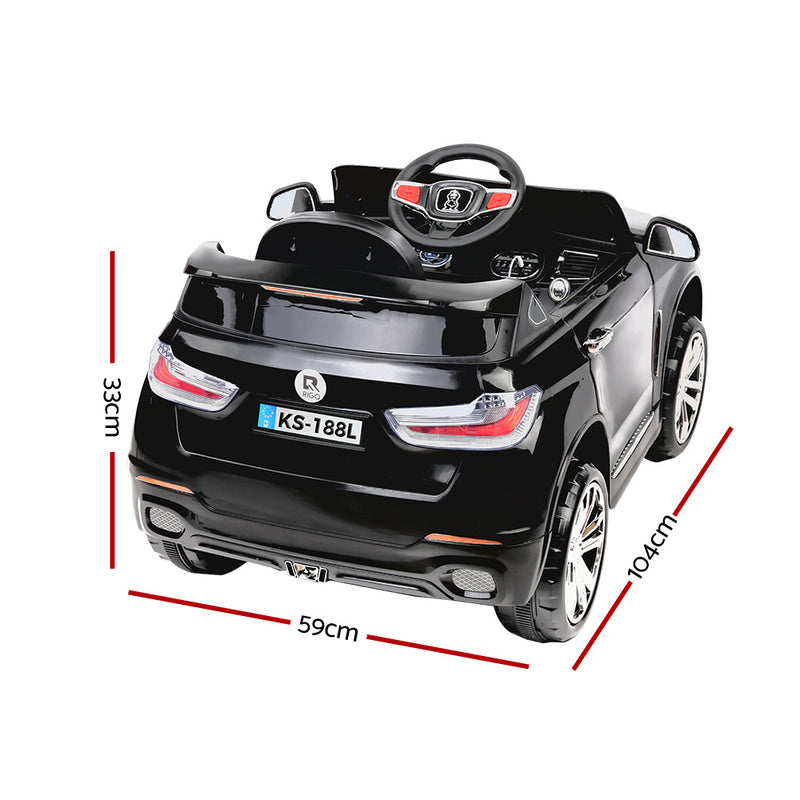 Kids Ride On Car BMW X5 Inspired Electric 12V Black - Sale Now
