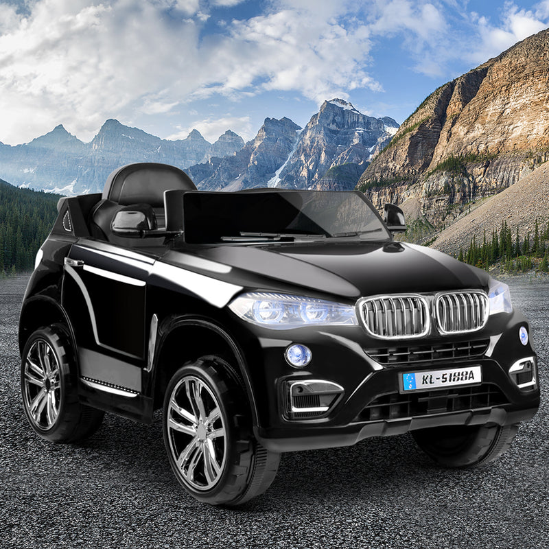 Kids Ride On Car BMW X5 Inspired Electric 12V Black - Sale Now