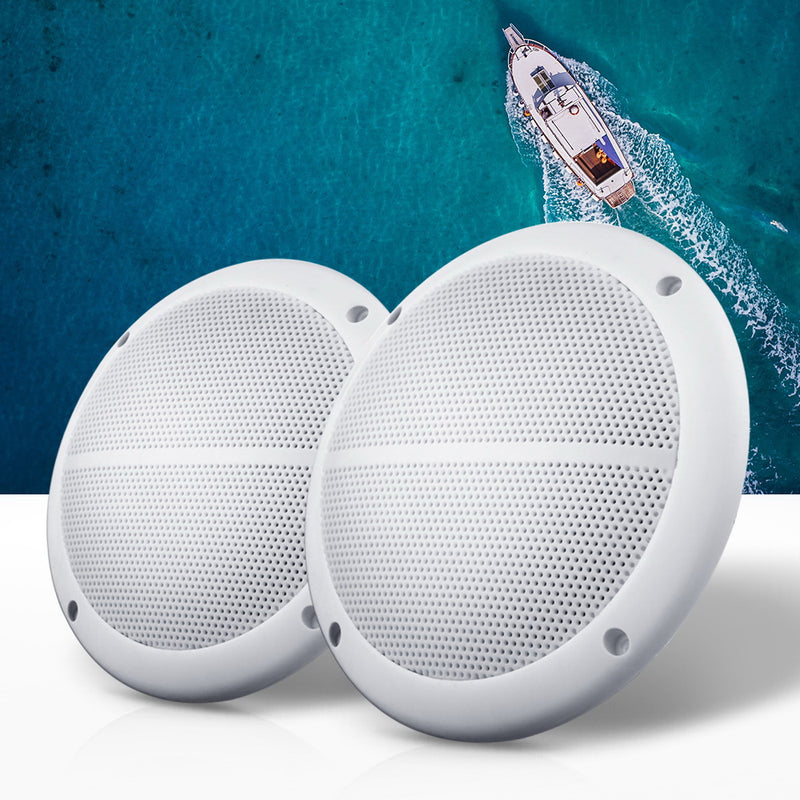 Giantz 2 x 6.5inch 2 Way Outdoor Marine Speakers - Sale Now