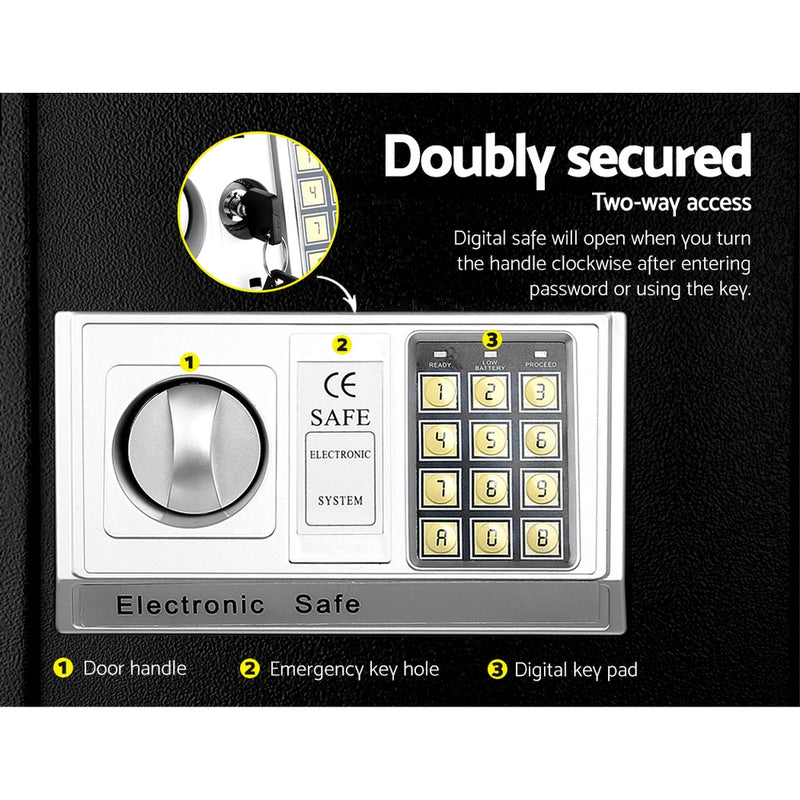 UL-TECH Electronic Safe Digital Security Box 16L - Sale Now