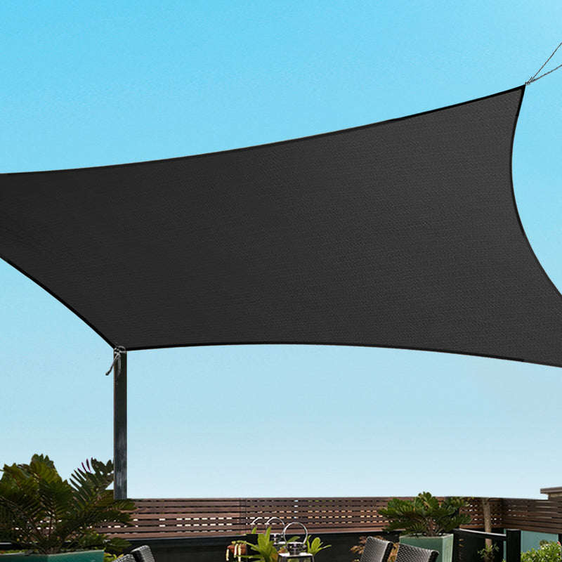 Instahut 280gsm 5x7m Sun Shade Sail Canopy Rectangle - Sale Now