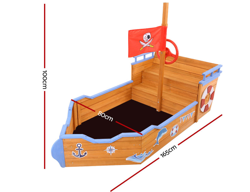 Keezi Boat Sand Pit - Sale Now