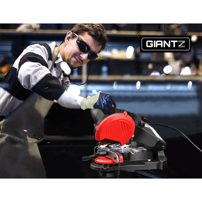 GIANTZ Chainsaw Sharpener Chain Saw Electric Grinder Bench Tool - Sale Now