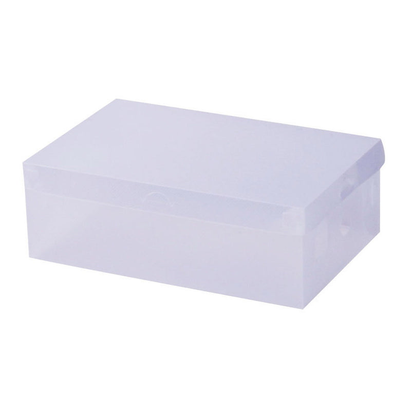 40pcs Clear Shoe Storage Box Transparent Foldable Stackable Boxes Organize Home - Sale Now