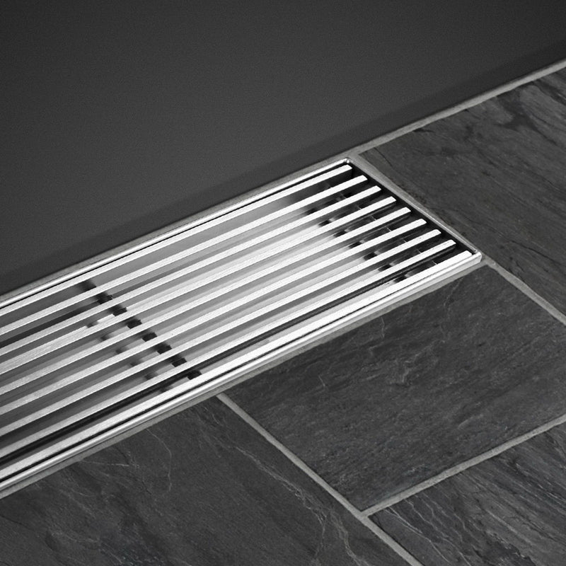 Cefito Shower Grate Heelguard 900mm Drain Stainless Steel Floor Waste Bathroom - Sale Now