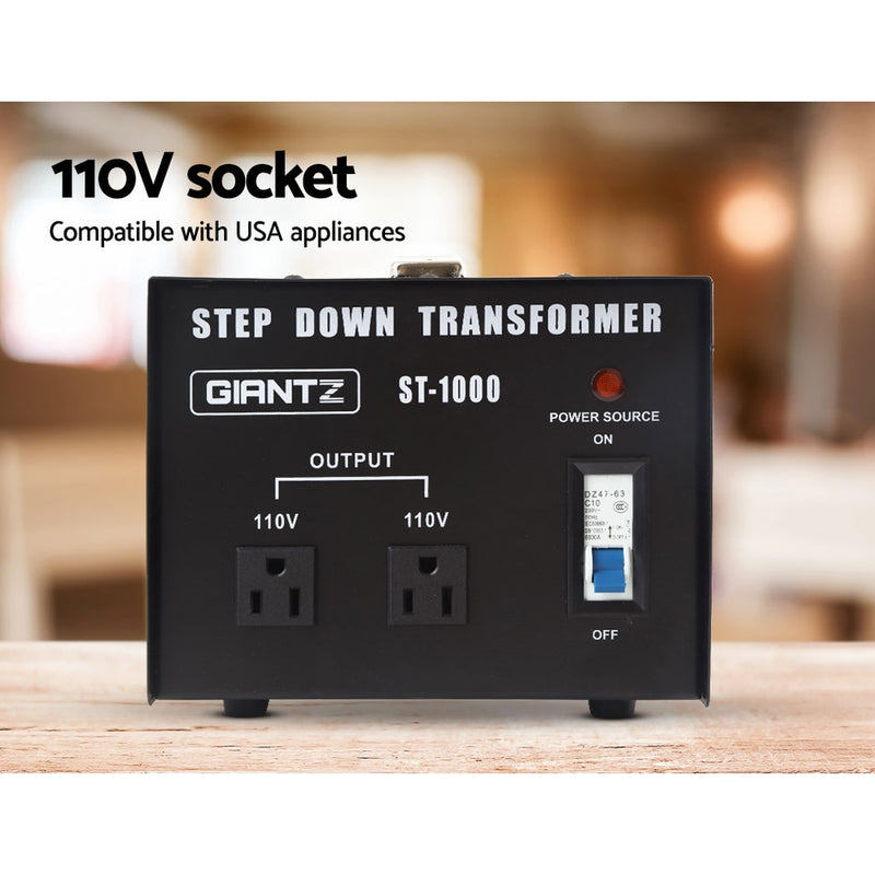 Giantz 1000 Watt Step Down Transformer - Sale Now