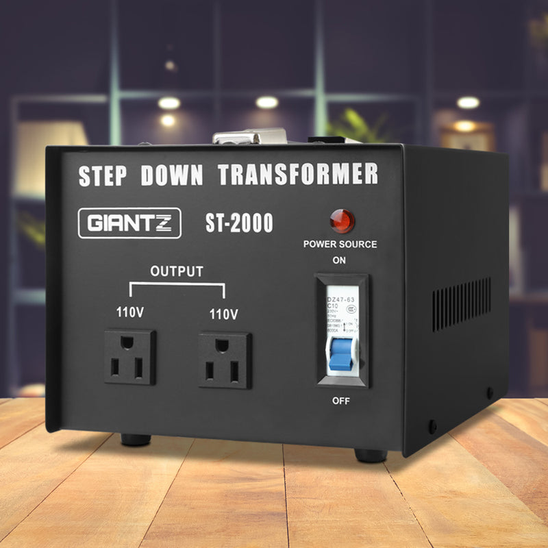 Giantz 2000 Watt Step Down Transformer - Sale Now