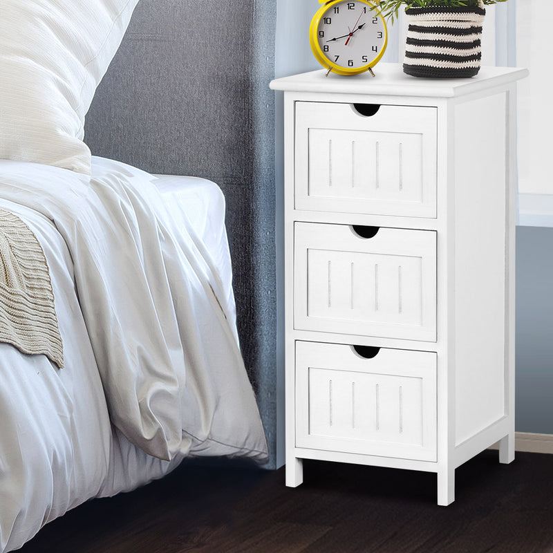 Artiss Bedside Table - White - Sale Now