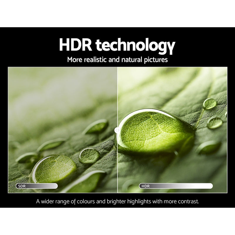 Devanti Smart LED TV 43 Inch 43" 4K UHD HDR LCD Slim Thin Screen Netflix YouTube - Sale Now