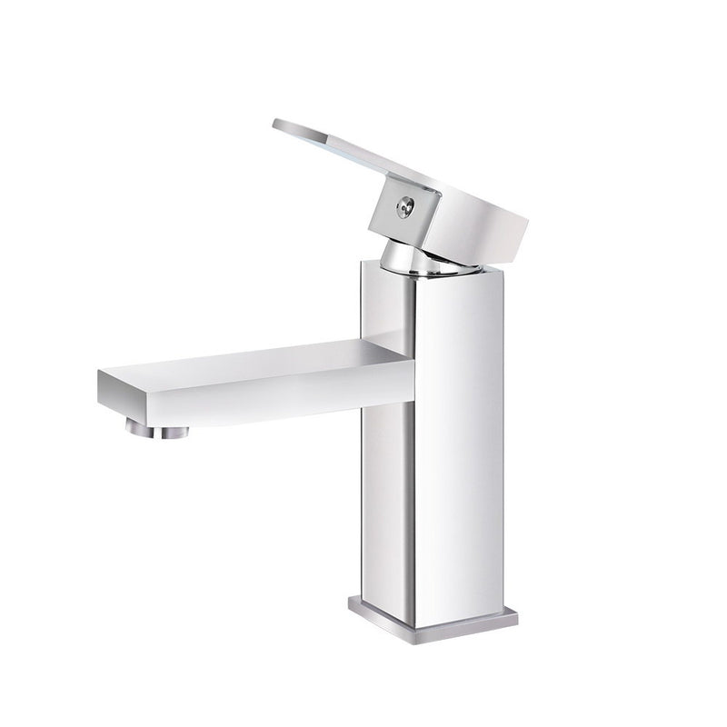 Cefito Basin Mixer Tap Faucet Bathroom Vanity Counter Top WELS Standard Brass Silver - Sale Now