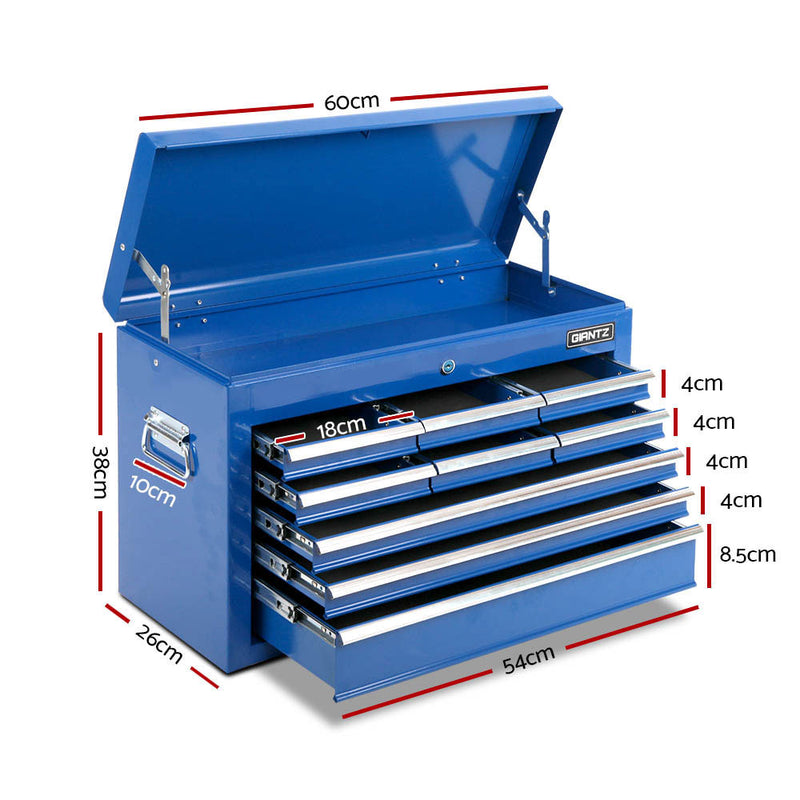 Giantz 14 Drawers Toolbox Chest Cabinet Mechanic Trolley Garage Tool Storage Box - Sale Now