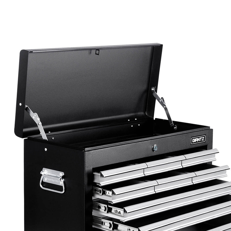 Giantz 9 Drawer Mechanic Tool Box Storage - Black & Grey - Sale Now