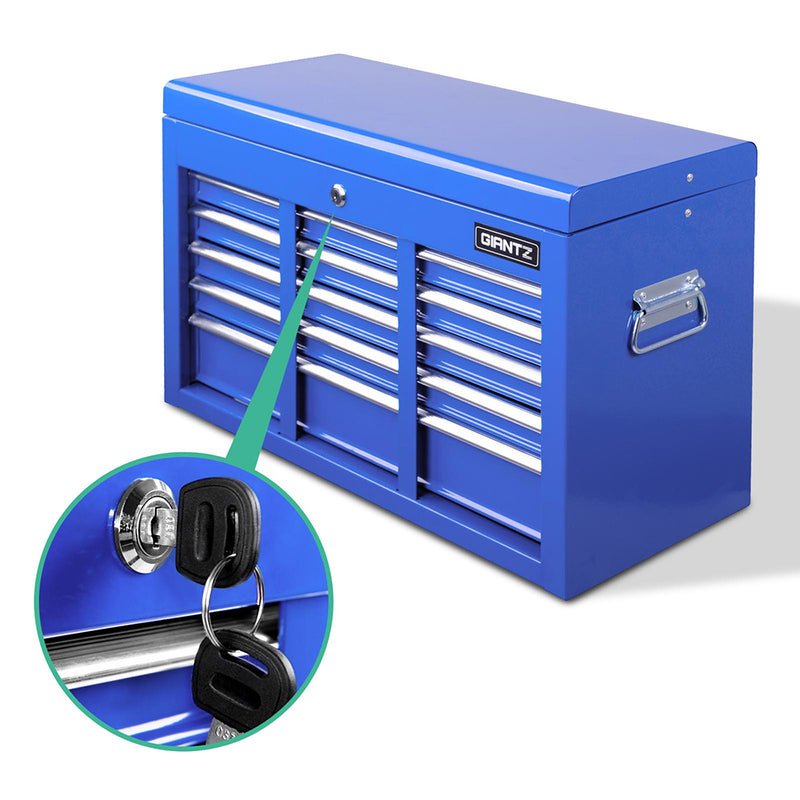 Giantz 9 Drawer Mechanic Tool Box Storage - Blue - Sale Now