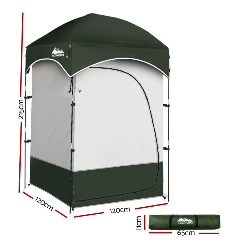 Weisshorn Shower Tent Outdoor Camping Portable Changing Room Toilet Ensuite - Sale Now