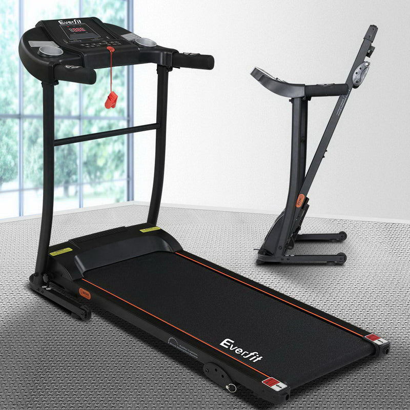 Everfit Electric Treadmill Incline Home Gym Exercise Machine Fitness 400mm - Sale Now