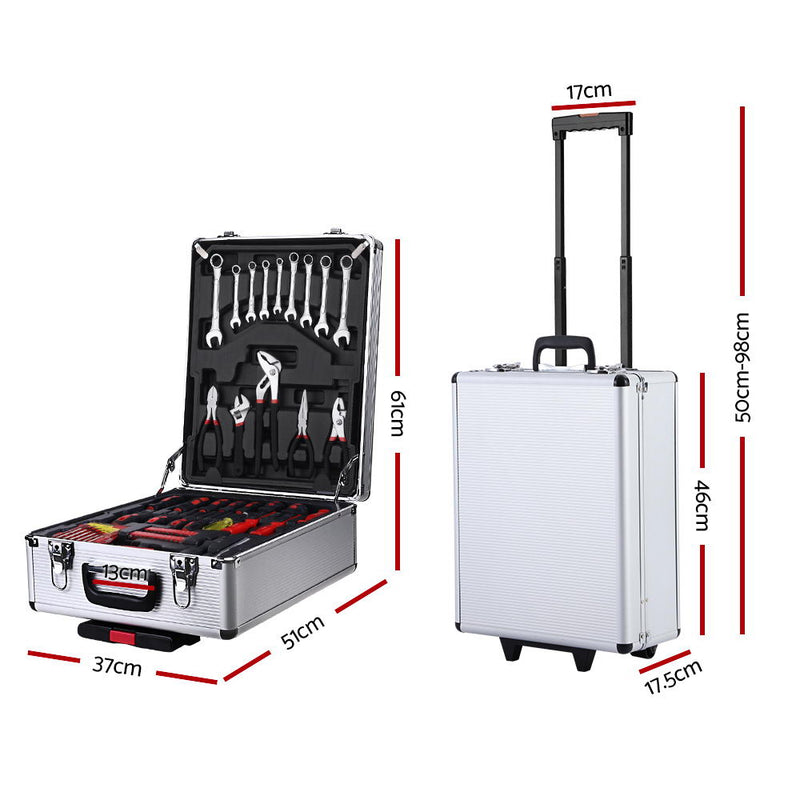 786pcs Tool Kit Trolley Case Mechanics Box Toolbox Portable DIY Set SL - Sale Now