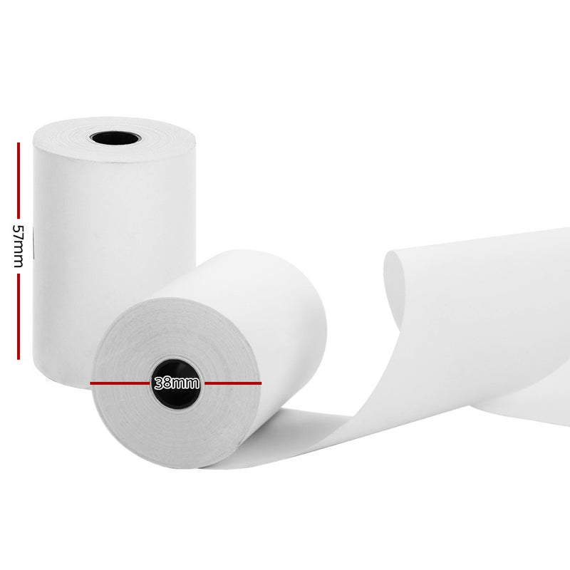 120 Bulk Thermal Paper Rolls 57x38mm Cash Register Receipt Roll Eftpos Papers - Sale Now