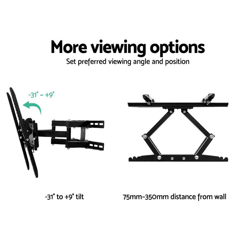Artiss TV Wall Mount Bracket Tilt Swivel Full Motion Flat Slim LED LCD 23 32 42 50 55 inch - Sale Now