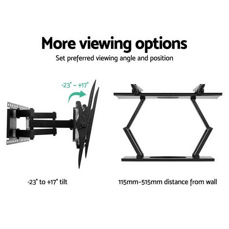 Artiss TV Wall Mount Bracket Tilt Swivel Full Motion Flat Slim LED LCD 32 inch to 80 inch - Sale Now