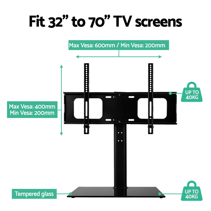 Artiss Table Top TV Swivel Mounted Stand - Sale Now