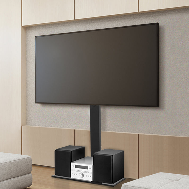 Artiss Floor TV Stand Brakcket Mount Swivel Height Adjustable 32 to 70 Inch Black - Sale Now
