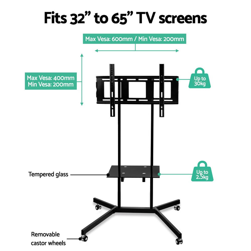 Artiss TV Mount on Stand - Black - Sale Now