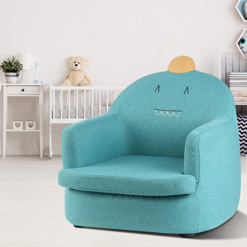 Keezi Kids Sofa Toddler Couch Lounge Chair Children Armchair Fabric Furniture - Sale Now