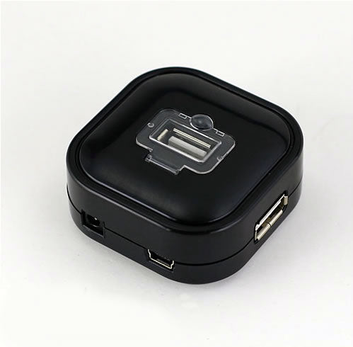Hi-Speed USB 2.0 4 Port Hub Black