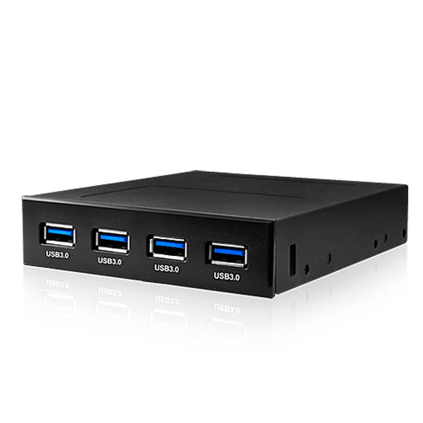 ICY BOX 3.5" Front Adapter with 4x USB 3.0 interface (IB-866) - Sale Now