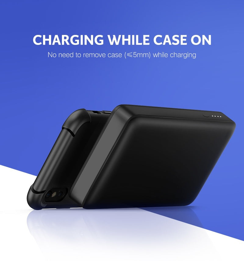 UGREEN 10000mAh Power bank with 10W QI Wireless Charging Pad - Black (50578) - Sale Now