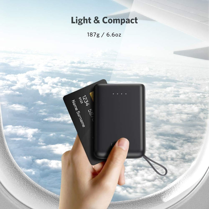 UGREEN 10000mAh Mini Power Bank with Strap 2.1A 60452 - Sale Now