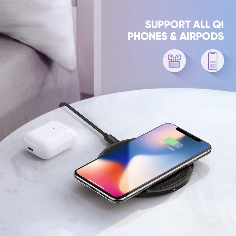 UGREEN QI Wireless charger Black 60470 - Sale Now