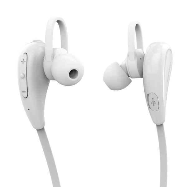 Simplecom BH330 Sports In-Ear Bluetooth Stereo Headphones White - Sale Now