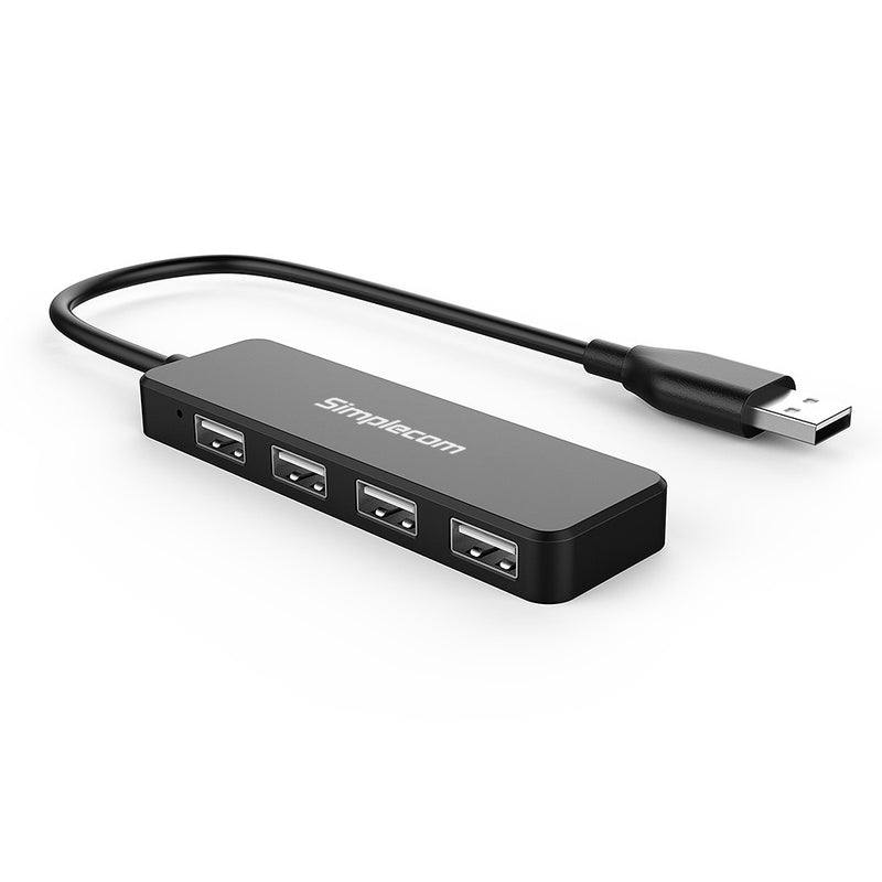 Simplecom CH241 Hi-Speed 4 Port Ultra Compact USB 2.0 Hub - Sale Now